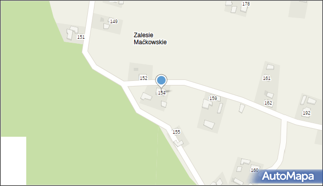 Maćkówka, Maćkówka, 154, mapa Maćkówka