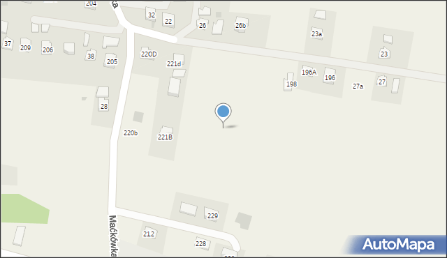 Maćkówka, Maćkówka, 222c, mapa Maćkówka