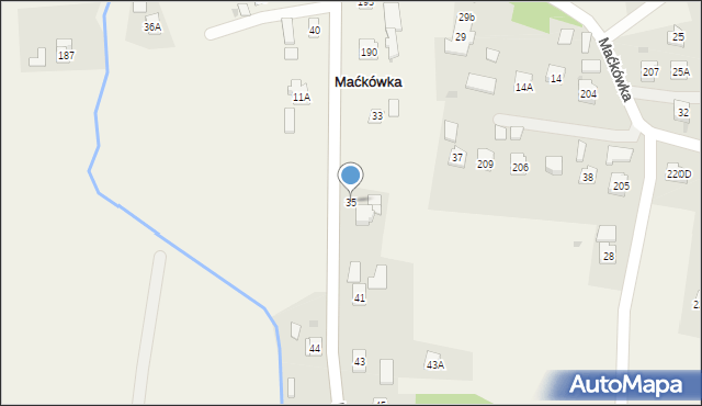 Maćkówka, Maćkówka, 35, mapa Maćkówka