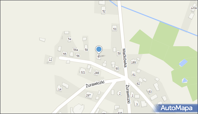 Maćkówka, Maćkówka, 57, mapa Maćkówka