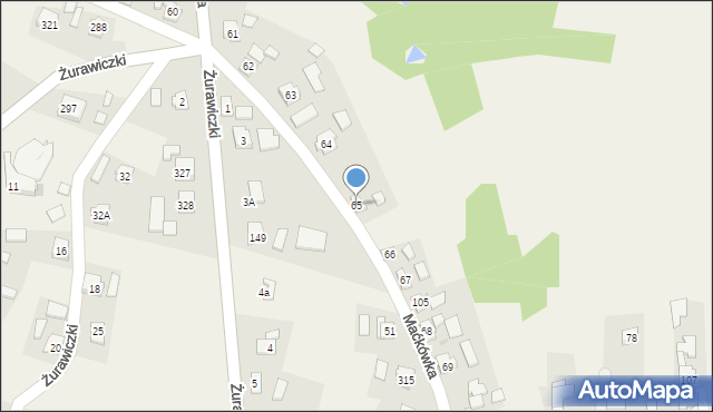 Maćkówka, Maćkówka, 65, mapa Maćkówka