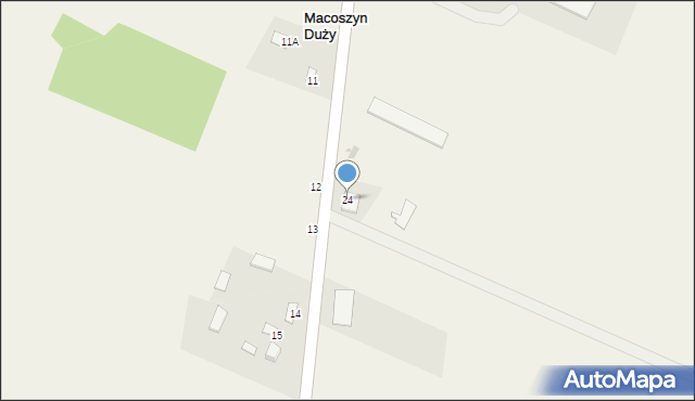 Macoszyn Duży, Macoszyn Duży, 24, mapa Macoszyn Duży