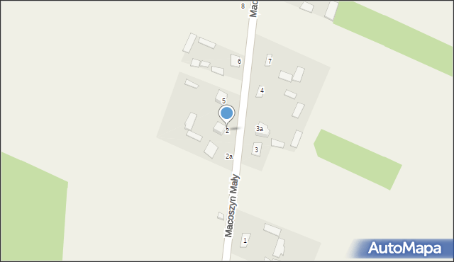 Macoszyn Mały, Macoszyn Mały, 2, mapa Macoszyn Mały