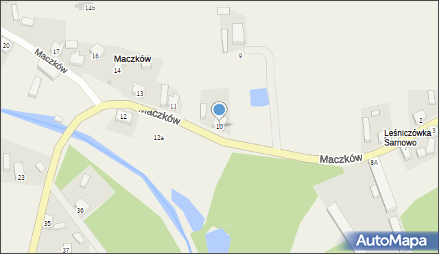 Maczków, Maczków, 10, mapa Maczków