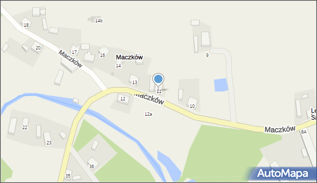 Maczków, Maczków, 11, mapa Maczków