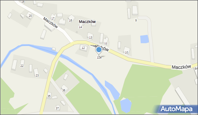 Maczków, Maczków, 12a, mapa Maczków