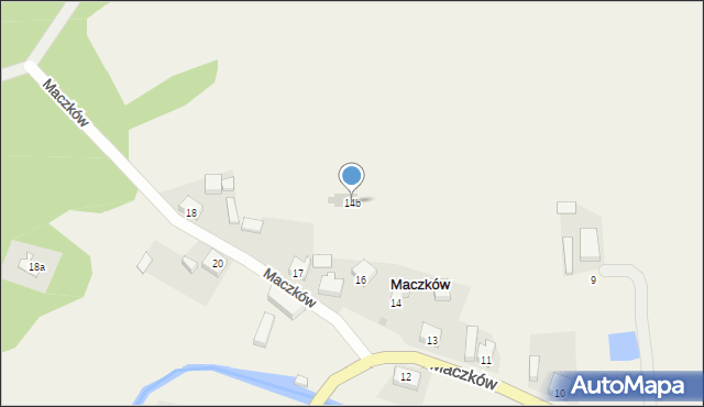 Maczków, Maczków, 14b, mapa Maczków