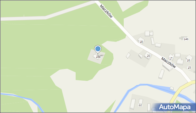 Maczków, Maczków, 18a, mapa Maczków