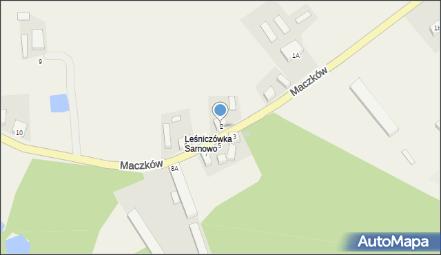 Maczków, Maczków, 2, mapa Maczków