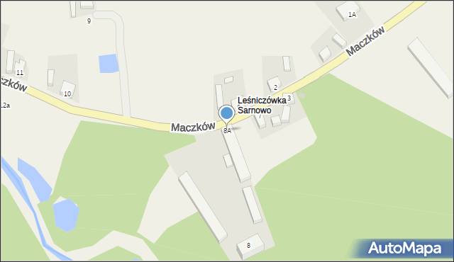 Maczków, Maczków, 8A, mapa Maczków