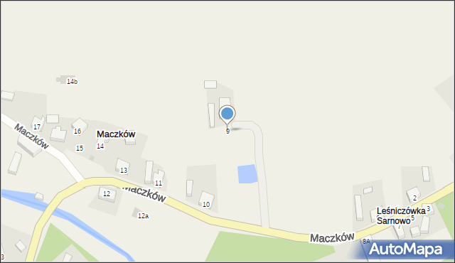 Maczków, Maczków, 9, mapa Maczków
