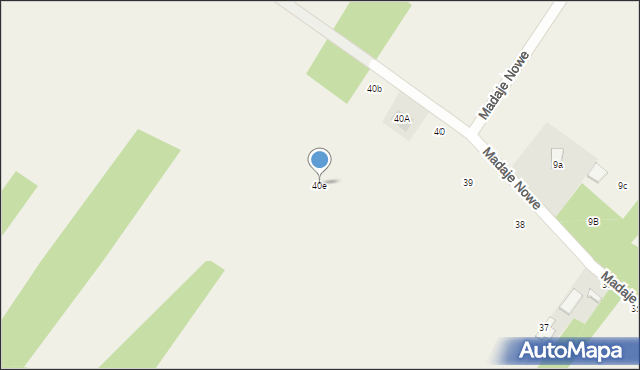 Madaje Nowe, Madaje Nowe, 40e, mapa Madaje Nowe