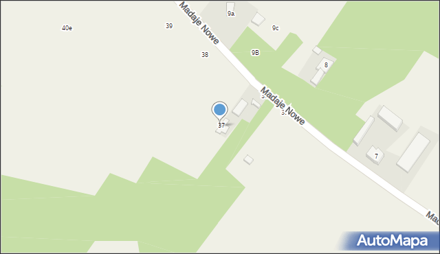 Madaje Nowe, Madaje Nowe, 8b, mapa Madaje Nowe
