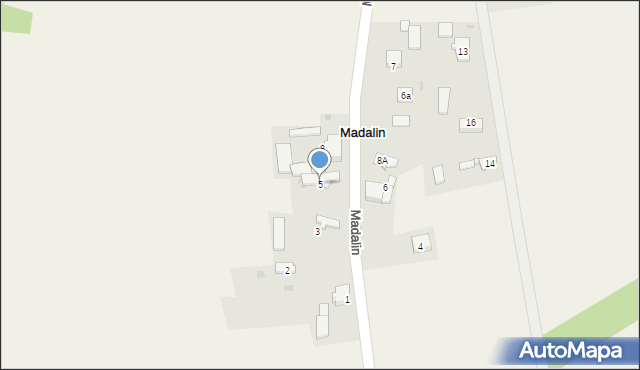 Madalin, Madalin, 5, mapa Madalin