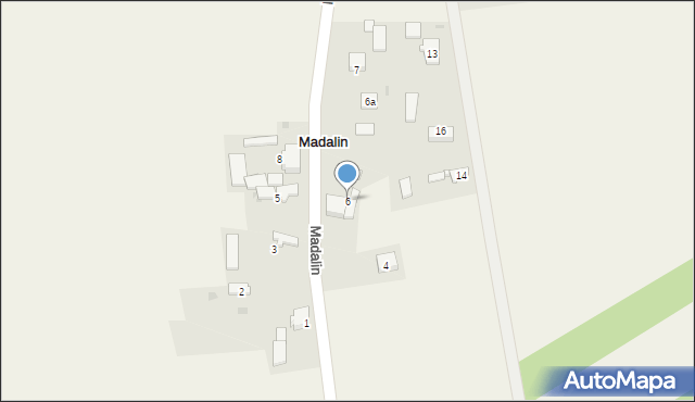 Madalin, Madalin, 6, mapa Madalin