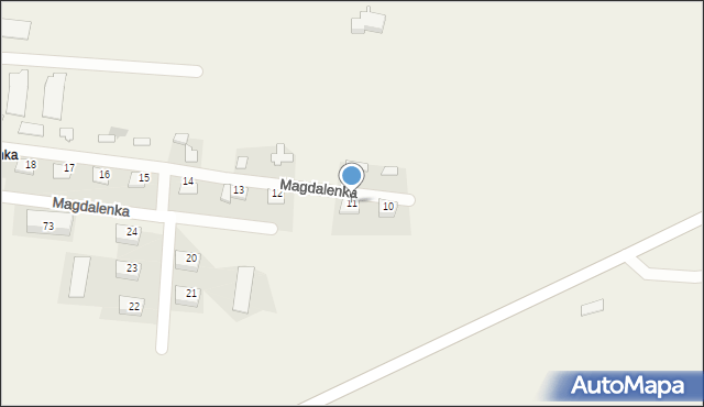 Magdalenka, Magdalenka, 11, mapa Magdalenka