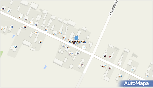 Magdalenka, Magdalenka, 19, mapa Magdalenka