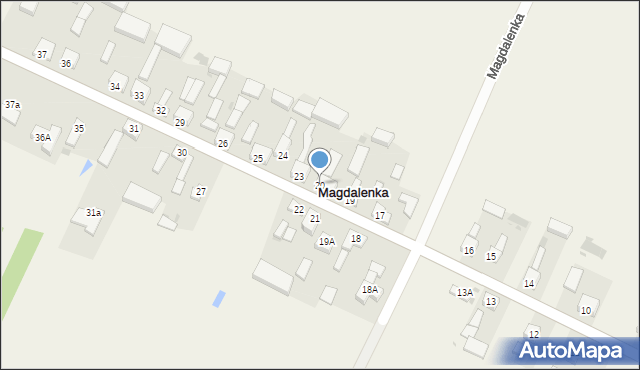 Magdalenka, Magdalenka, 20, mapa Magdalenka