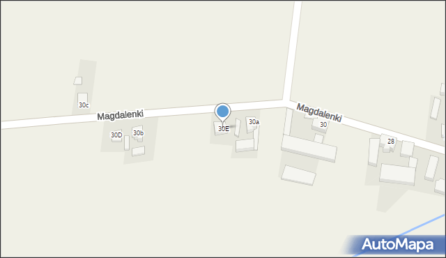 Magdalenki, Magdalenki, 30E, mapa Magdalenki