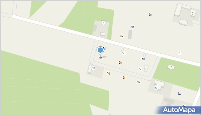 Magdalenów, Magdalenów, 5e, mapa Magdalenów