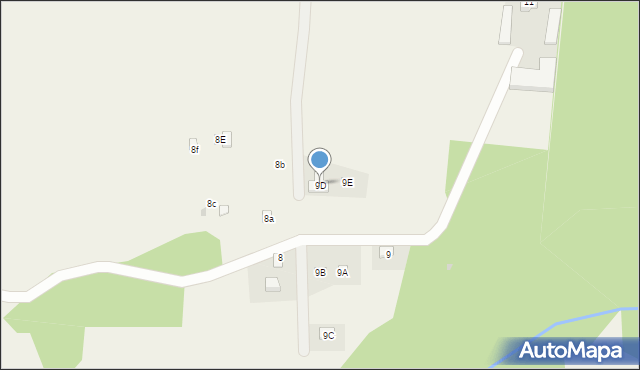 Magdalenów, Magdalenów, 9D, mapa Magdalenów