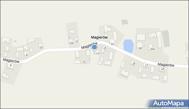Magierów, Magierów, 13, mapa Magierów