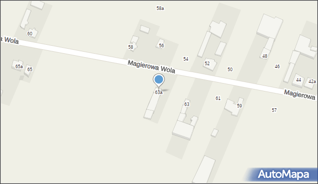 Magierowa Wola, Magierowa Wola, 63a, mapa Magierowa Wola