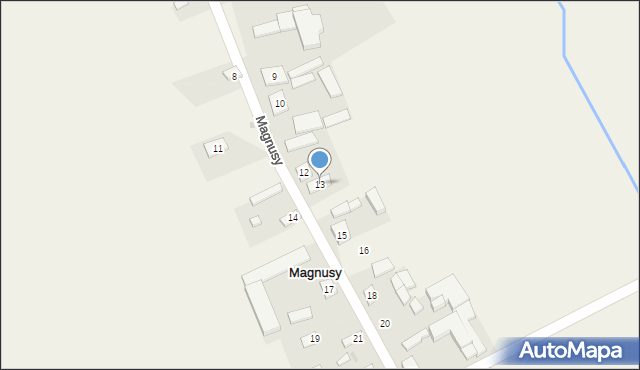 Magnusy, Magnusy, 13, mapa Magnusy