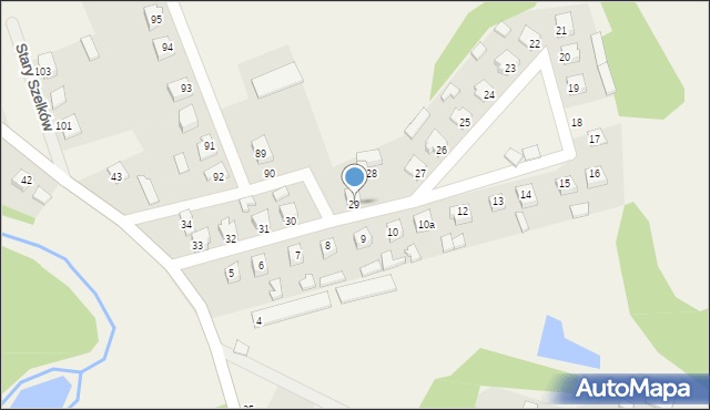 Magnuszew Duży, Magnuszew Duży, 29, mapa Magnuszew Duży