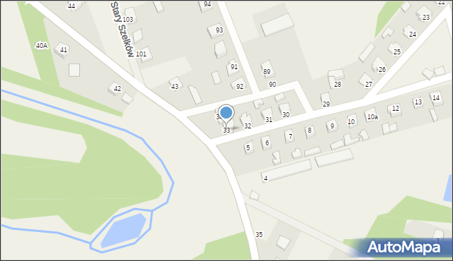 Magnuszew Duży, Magnuszew Duży, 33, mapa Magnuszew Duży