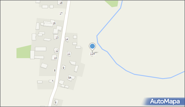 Magnuszew Mały, Magnuszew Mały, 11A, mapa Magnuszew Mały