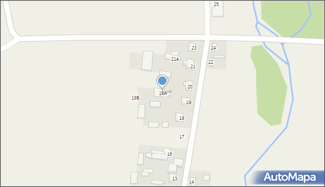 Magnuszew Mały, Magnuszew Mały, 19A, mapa Magnuszew Mały
