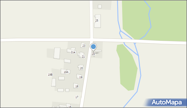 Magnuszew Mały, Magnuszew Mały, 22, mapa Magnuszew Mały