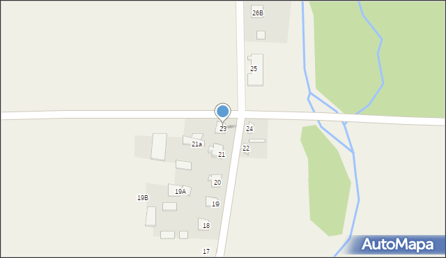 Magnuszew Mały, Magnuszew Mały, 23, mapa Magnuszew Mały