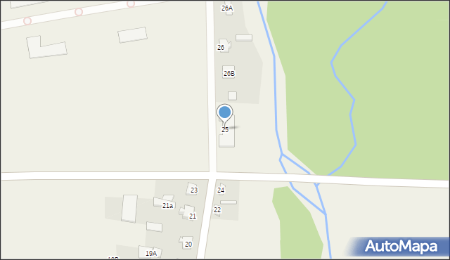 Magnuszew Mały, Magnuszew Mały, 25, mapa Magnuszew Mały