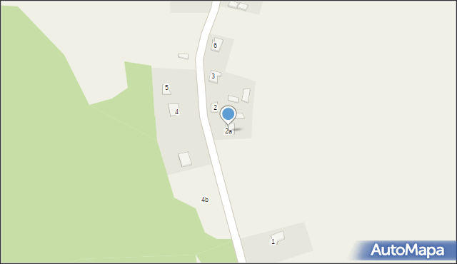Magnuszew Mały, Magnuszew Mały, 2a, mapa Magnuszew Mały