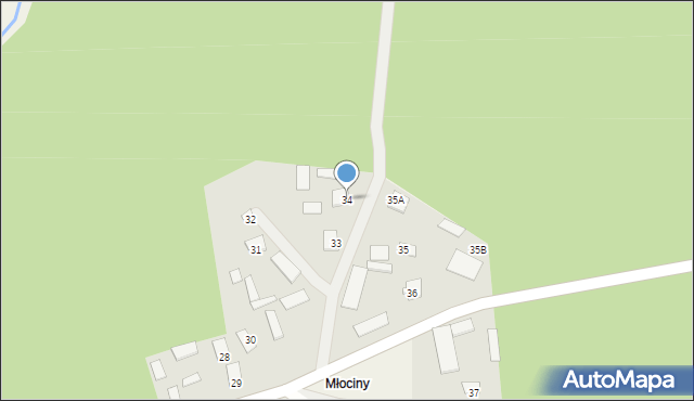 Magnuszew Mały, Magnuszew Mały, 34, mapa Magnuszew Mały