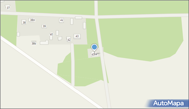 Magnuszew Mały, Magnuszew Mały, 43/A, mapa Magnuszew Mały