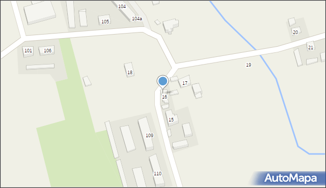 Magnuszewice, Magnuszewice, 16/1, mapa Magnuszewice