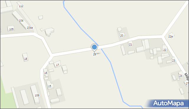 Magnuszewice, Magnuszewice, 19, mapa Magnuszewice