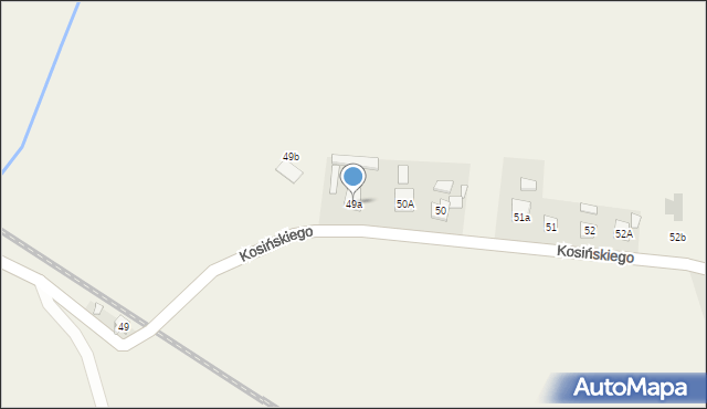 Magnuszewice, Magnuszewice, 49a, mapa Magnuszewice