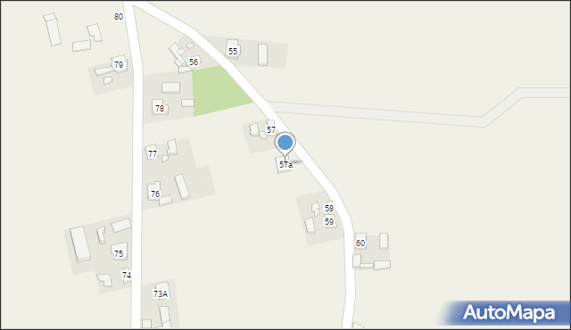 Magnuszewice, Magnuszewice, 57a, mapa Magnuszewice