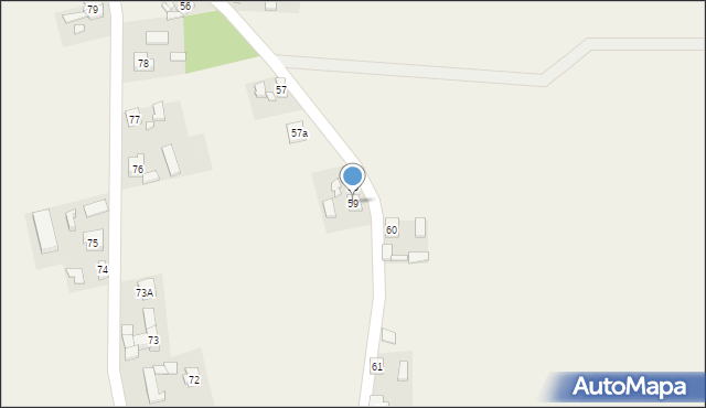 Magnuszewice, Magnuszewice, 59, mapa Magnuszewice