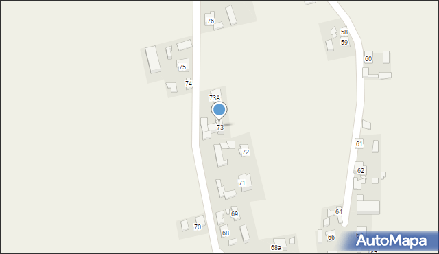 Magnuszewice, Magnuszewice, 73, mapa Magnuszewice