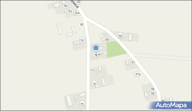 Magnuszewice, Magnuszewice, 78, mapa Magnuszewice
