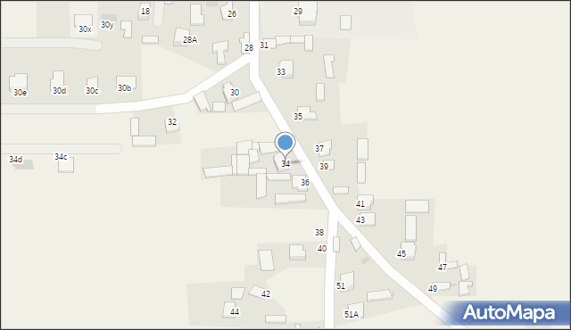 Magonie, Magonie, 34, mapa Magonie