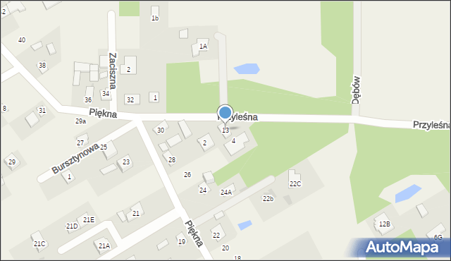 Majdan, Majdan, 13, mapa Majdan