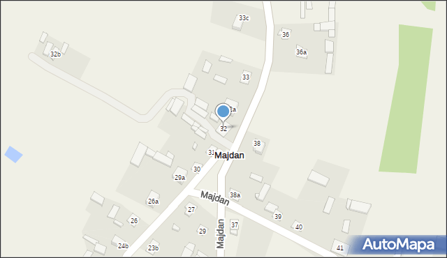 Majdan, Majdan, 32, mapa Majdan