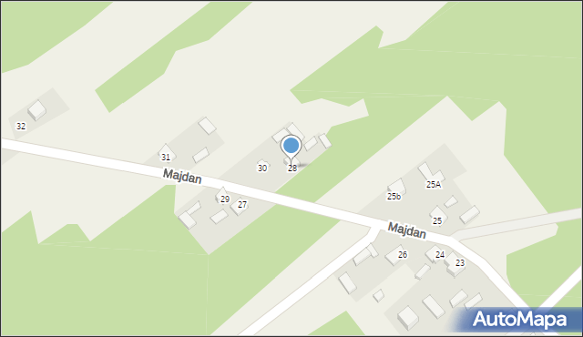 Majdan, Majdan, 28, mapa Majdan