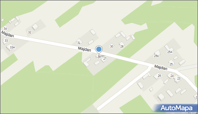 Majdan, Majdan, 29, mapa Majdan